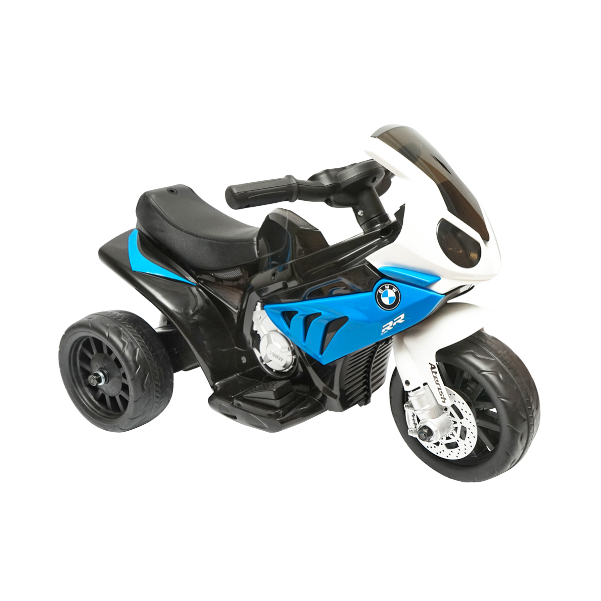 Motocicleta electrica pentru copii albastra JT5188 cu baterie 6V/4Ah, BMW S1000R - imagine 9