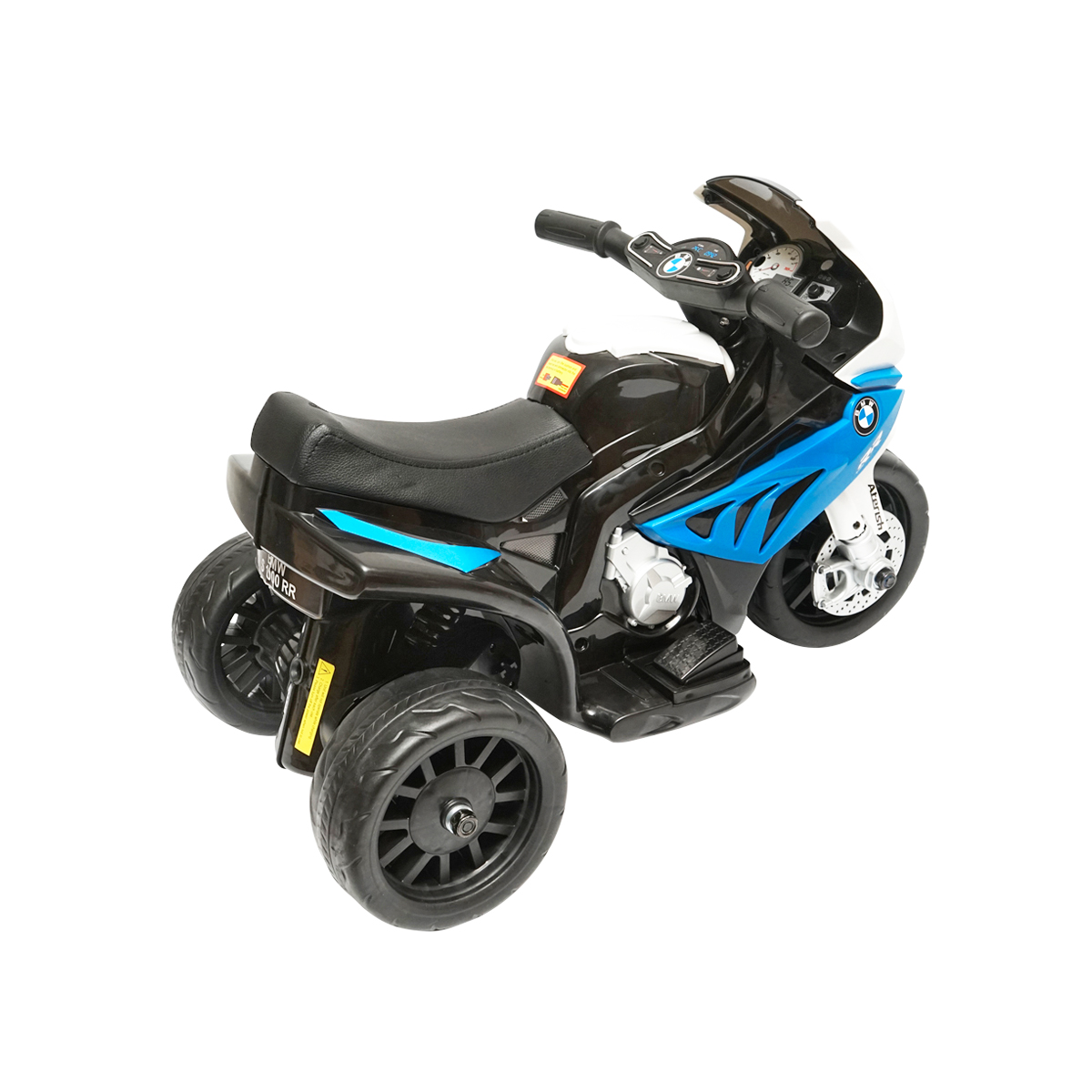 Motocicleta electrica pentru copii albastra JT5188 cu baterie 6V/4Ah, BMW S1000R - imagine 8