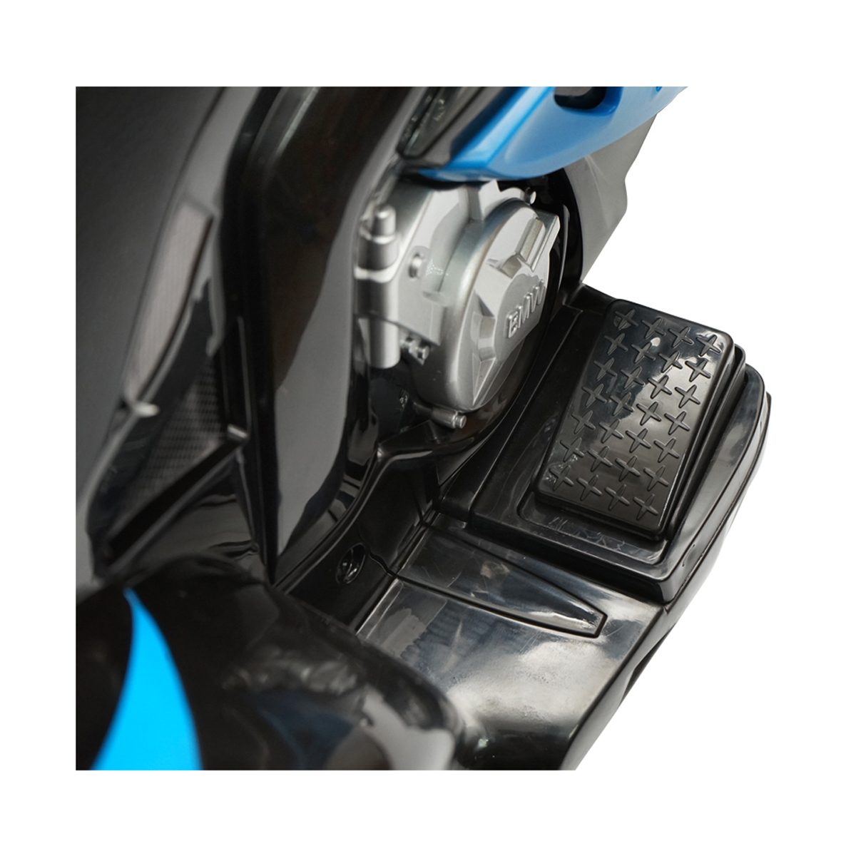 Motocicleta electrica pentru copii albastra JT5188 cu baterie 6V/4Ah, BMW S1000R - imagine 10