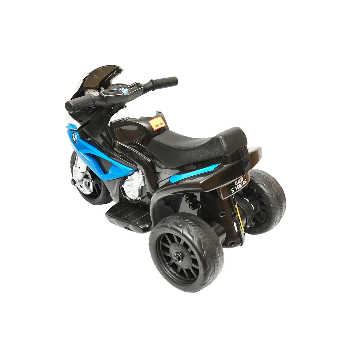 Motocicleta electrica pentru copii albastra JT5188 cu baterie 6V/4Ah, BMW S1000R - imagine 7