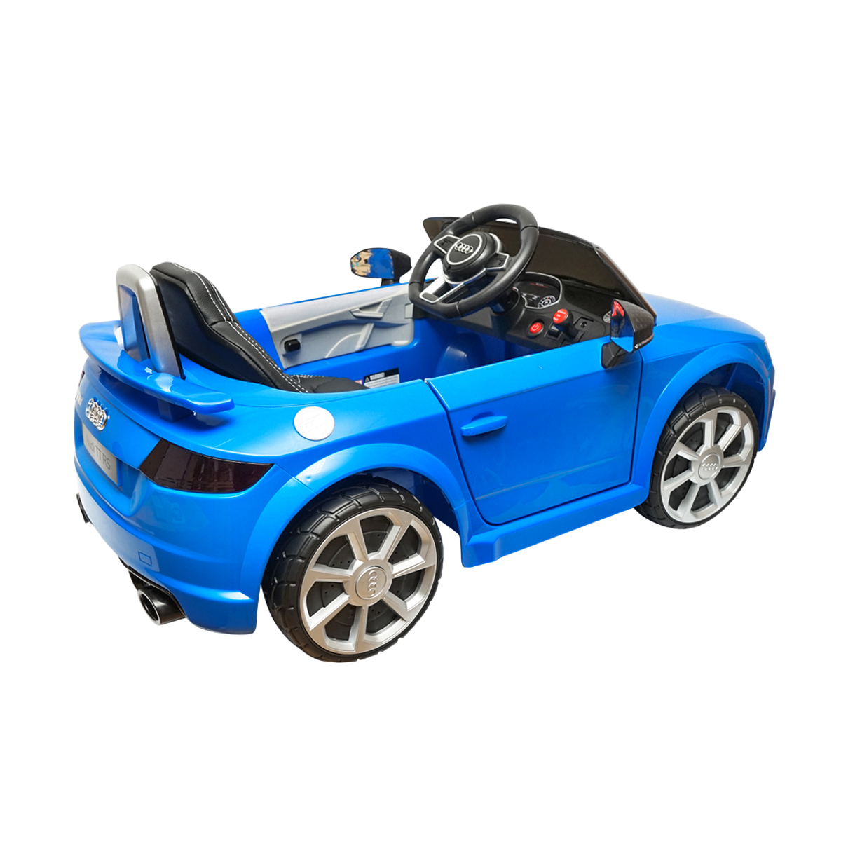 Masinuta electrica cu baterie 6V/4Ah si telecomanda pentru copii Audi TT JE1198 albastra - imagine 4