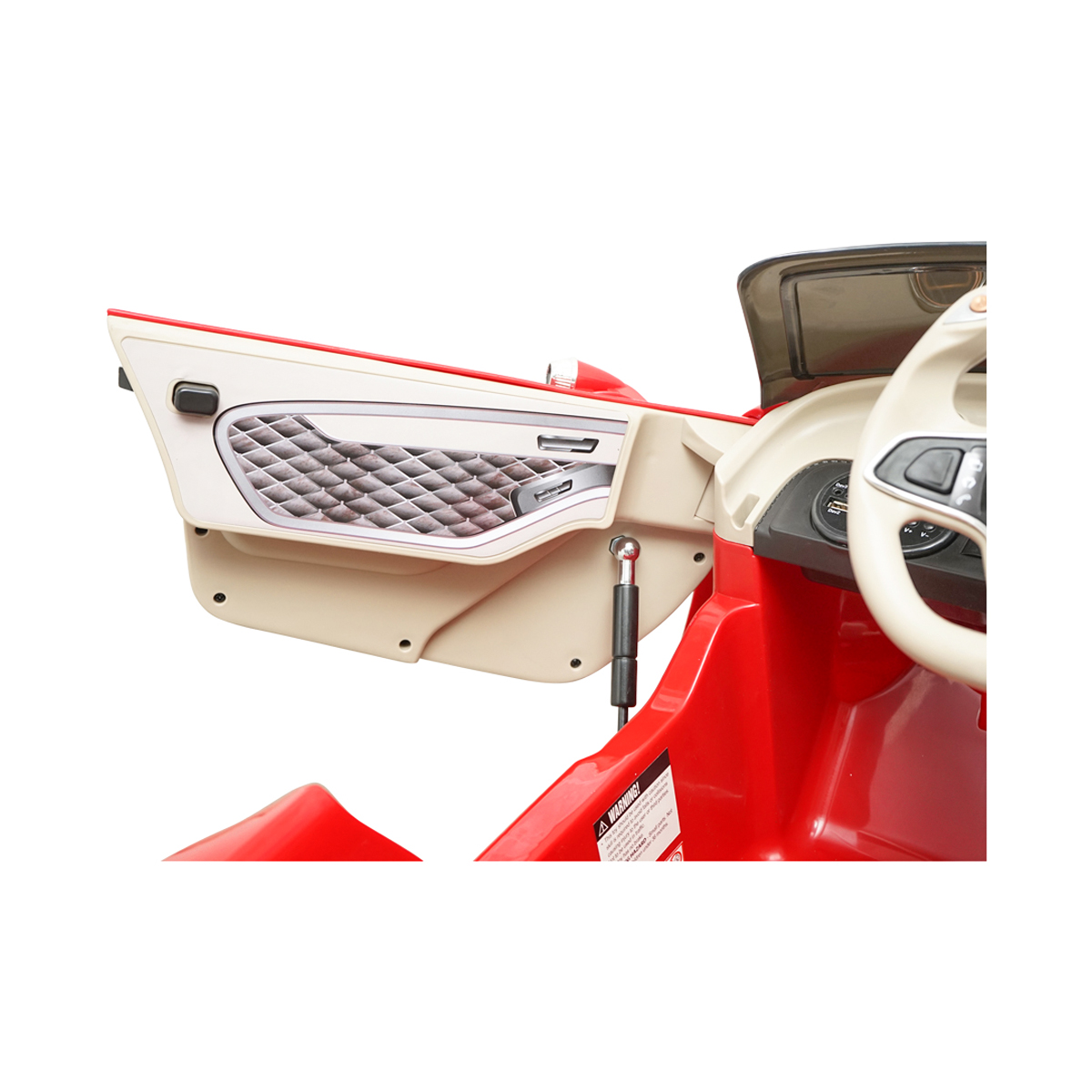 Masinuta electrica cu acumulator si telecomanda pentru copii Bentley rosie 6V/7Ah JE1166 - imagine 10