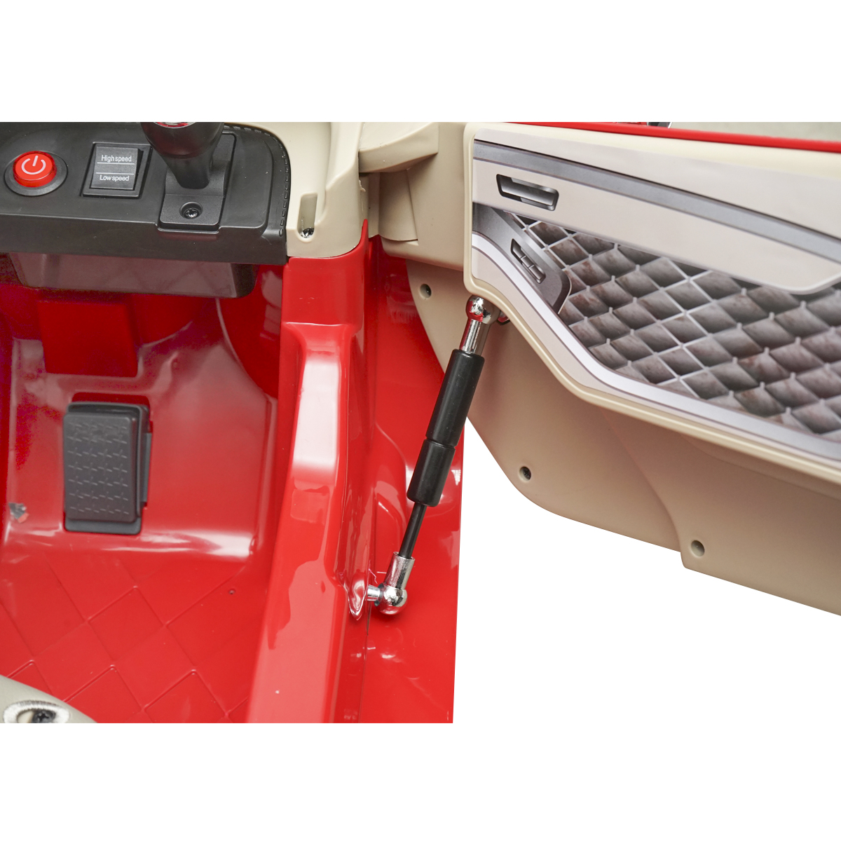 Masinuta electrica cu acumulator si telecomanda pentru copii Bentley rosie 6V/7Ah JE1166 - imagine 15