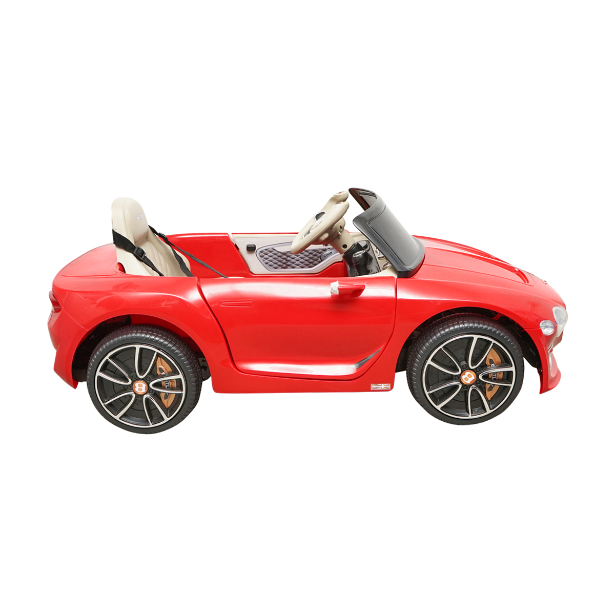 Masinuta electrica cu acumulator si telecomanda pentru copii Bentley rosie 6V/7Ah JE1166 - imagine 5