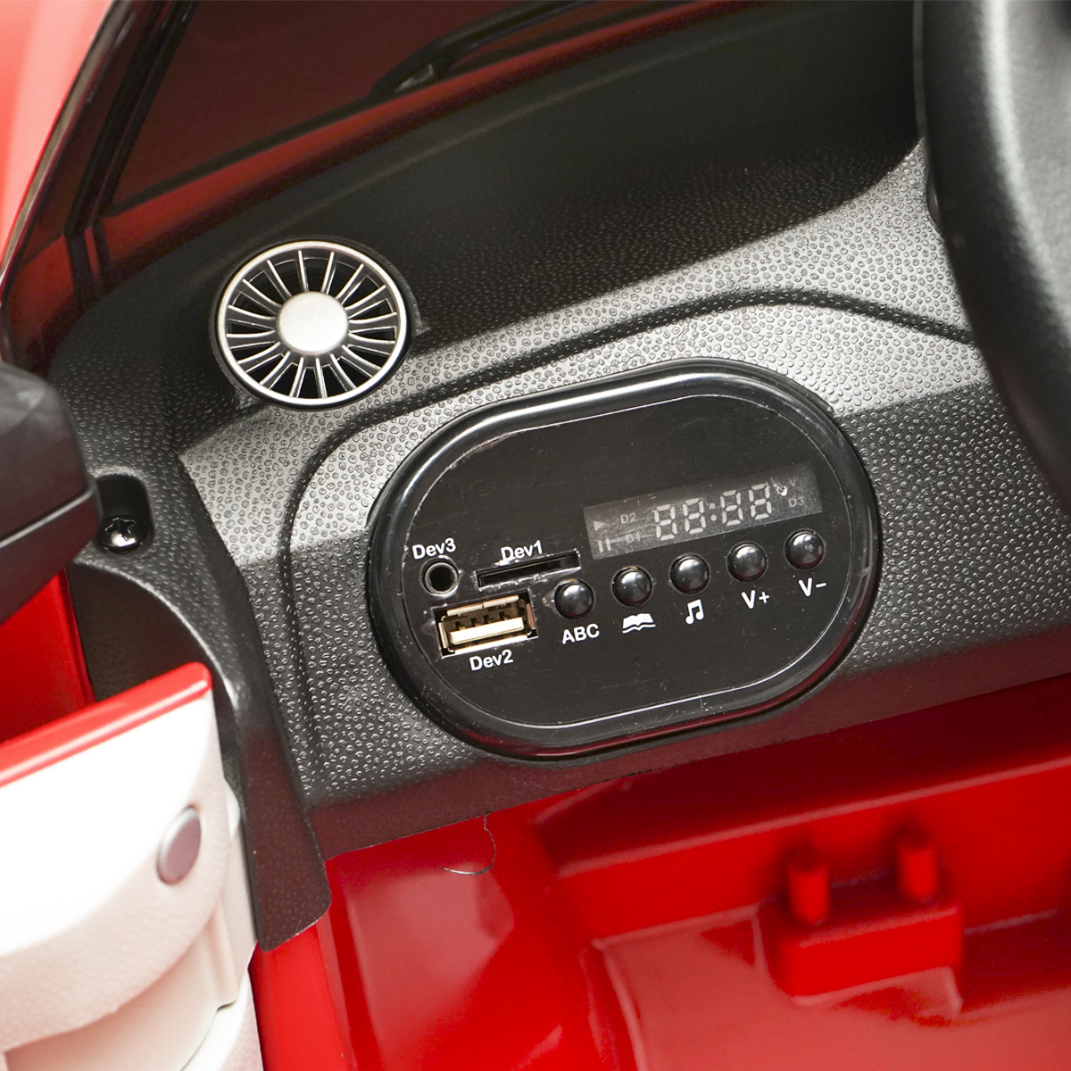 Masinuta electrica cu baterie 6V/4Ah si telecomanda pentru copii Audi TT JE1198 rosie - imagine 14