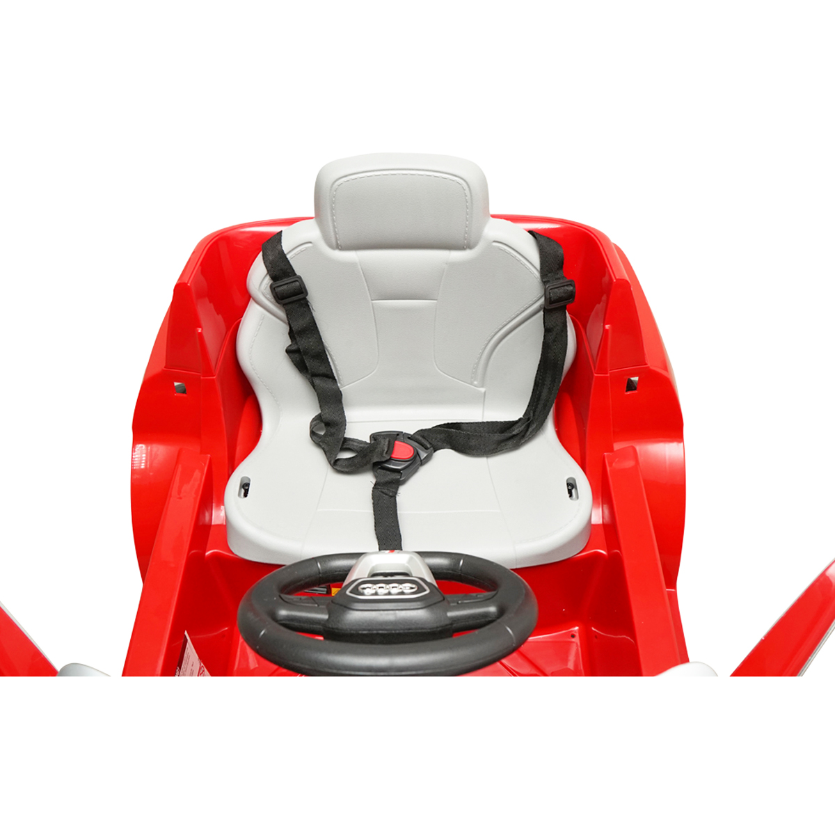 Masinuta electrica cu baterie 6V/7Ah si telecomanda pentru copii JJ2066 Audi Q8 rosu - imagine 8