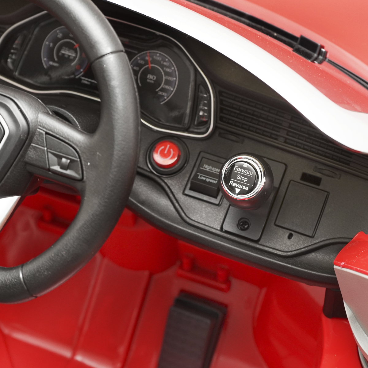 Masinuta electrica cu baterie 6V/7Ah si telecomanda pentru copii JJ2066 Audi Q8 rosu - imagine 9