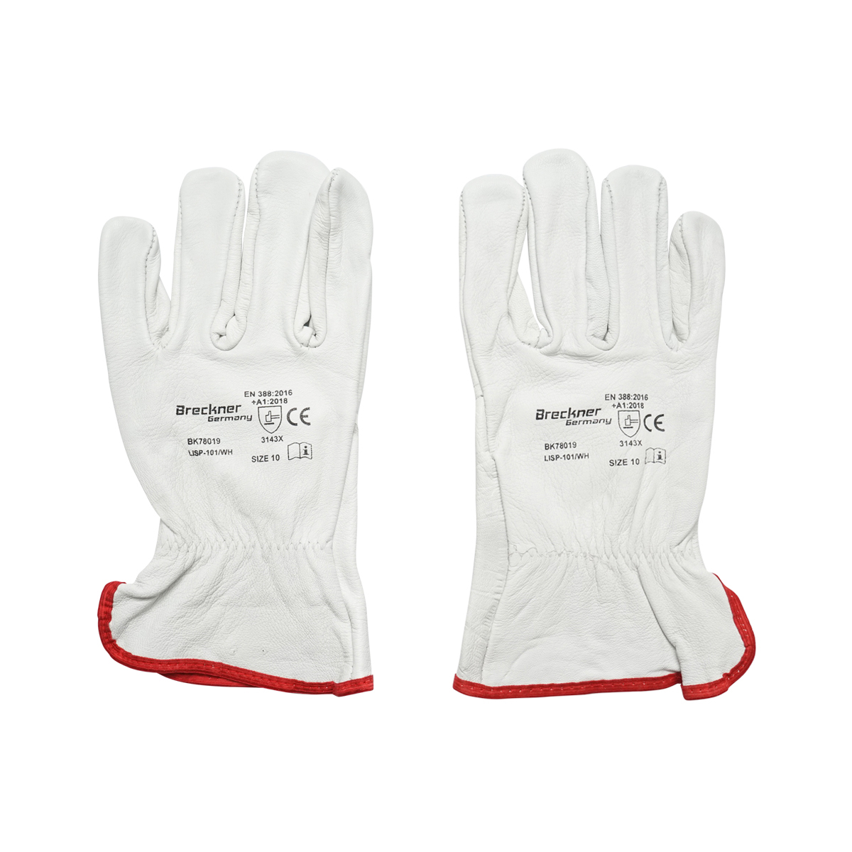 Manusi de lucru din piele de bovina Nr 10 - imagine 2