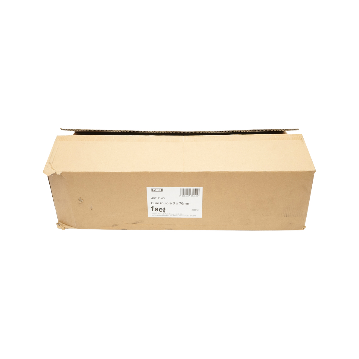 Set 4500 cuie pe tambur/rola, inelate 3x70mm, 225buc/rola - imagine 4