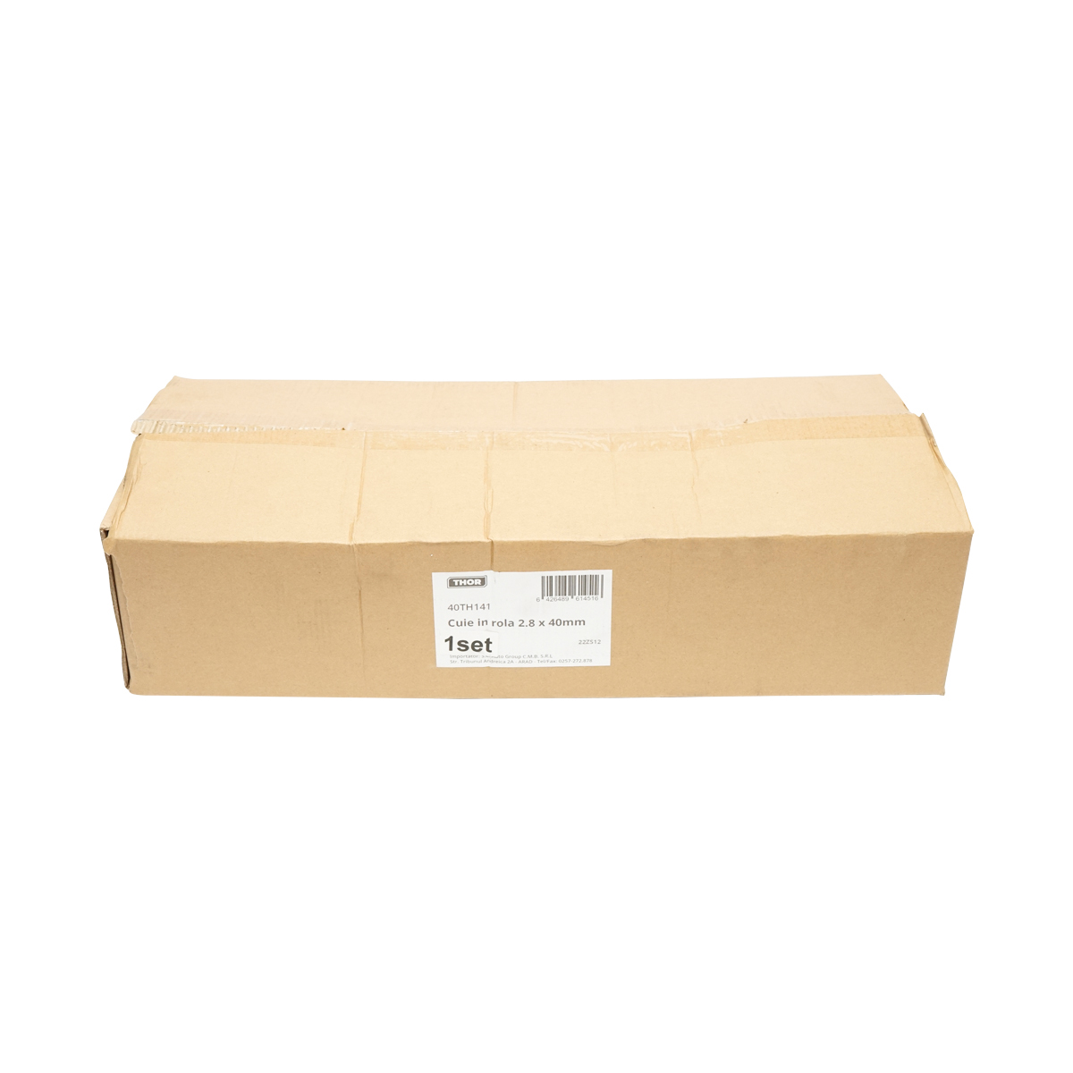 Set 7500 cuie pe tambur/rola, inelate 2.8x40mm, 250buc/rola - imagine 4