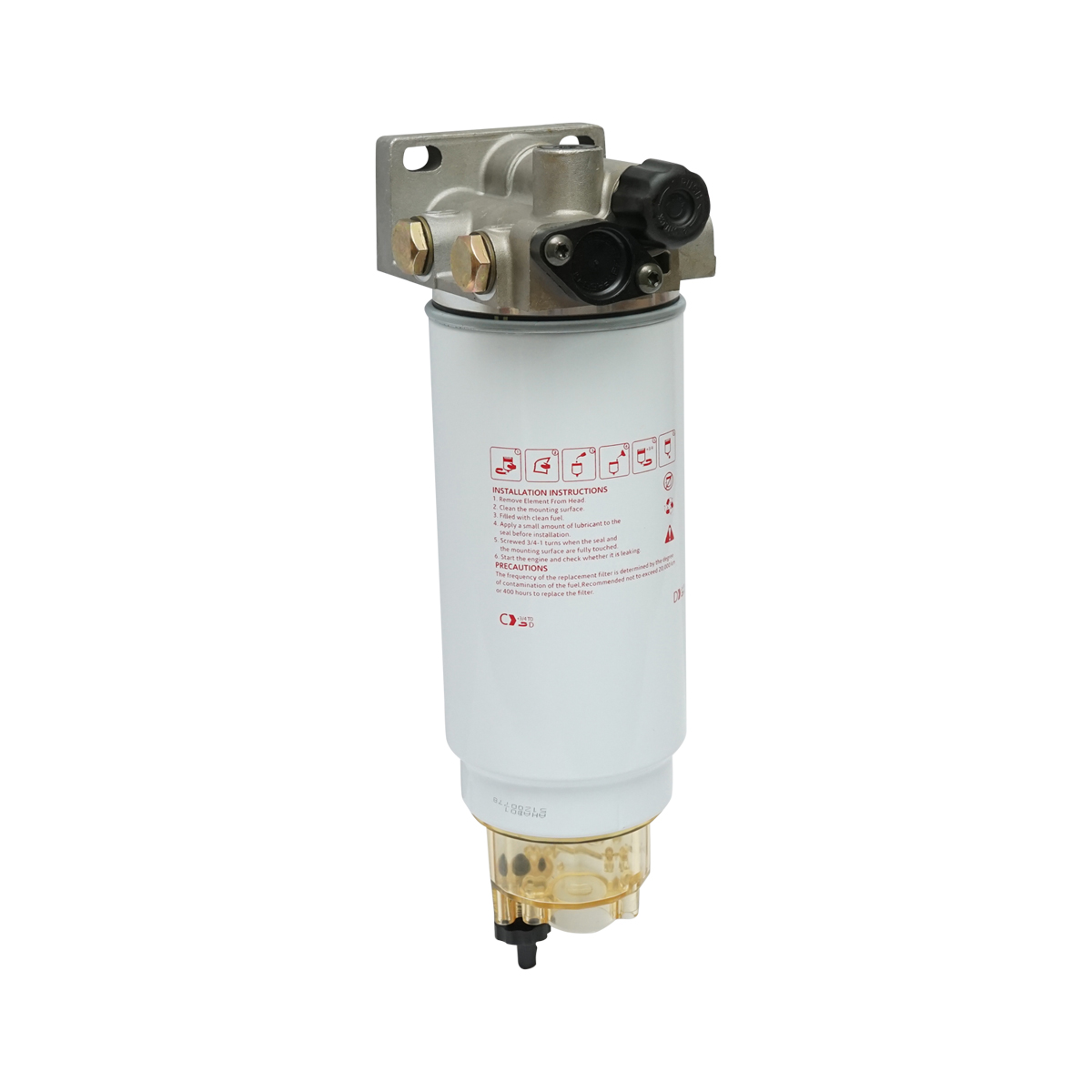Baterie filtru combustibil cu separator apa pentru Volvo, Claas, Deutz-Fahr, MAN, Liebherr cod OEM ACP0287890, 240 210.00, 51125017283 - imagine 2