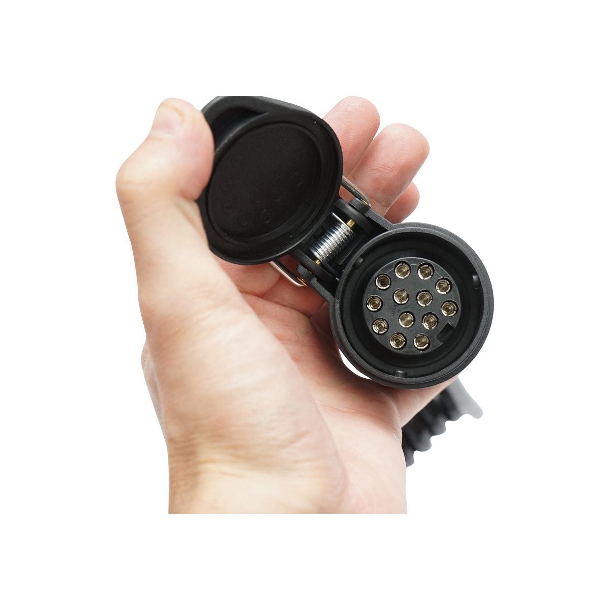 Cablu, adaptor remorca 2.2m cu fisa priza 13-13 pini mama-tata Breckner Germany - imagine 4