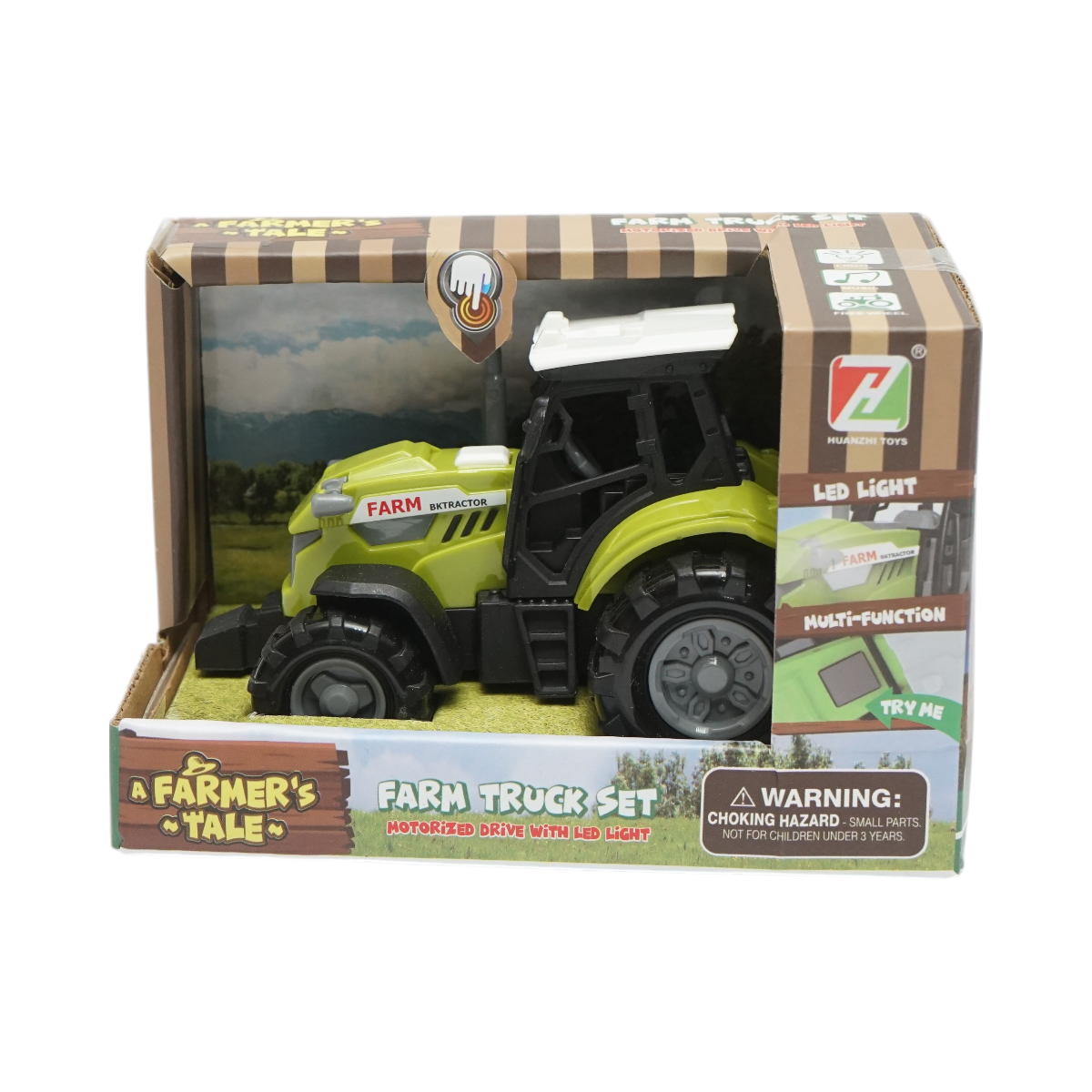 Tractor, jucarie cu lumini led - imagine 2