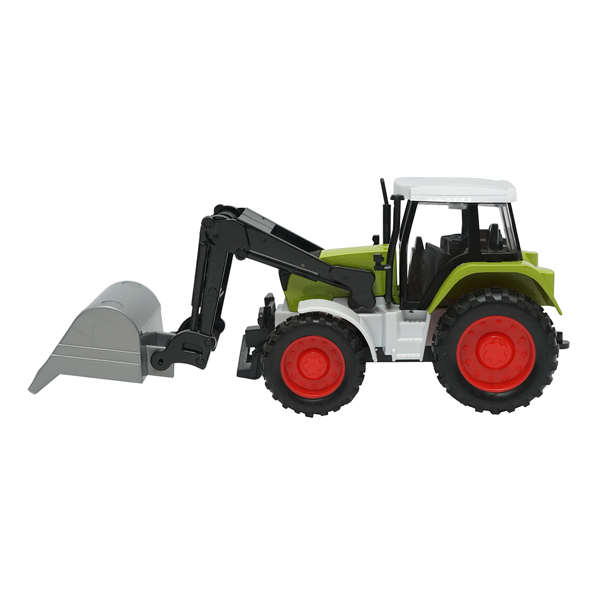 Tractor verde, 175x65x80mm jucarie copii +3 ani - imagine 2