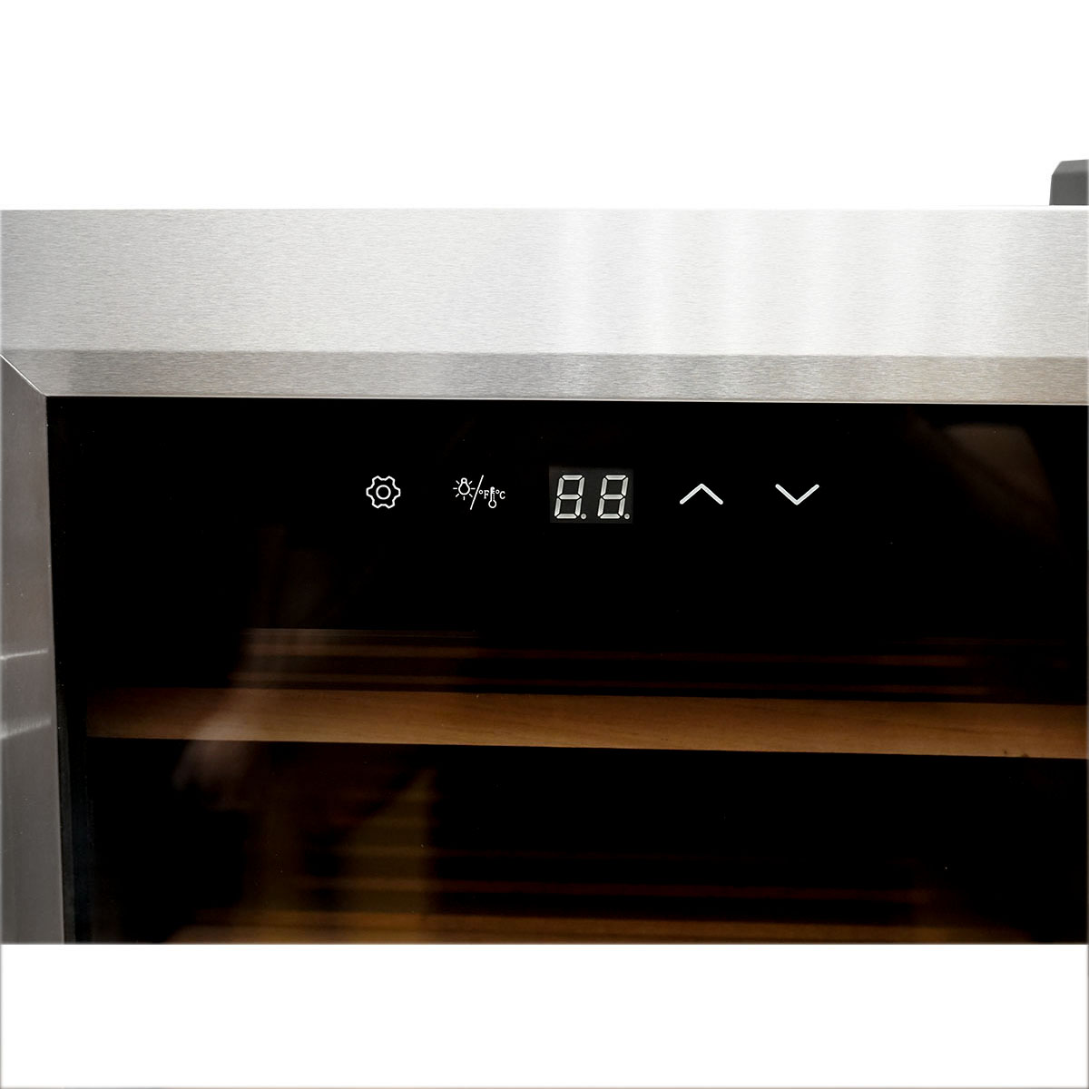 Humidor trabucuri cu 4 rafturi din lemn si termostat reglabil 50L, 65W 220V - imagine 7