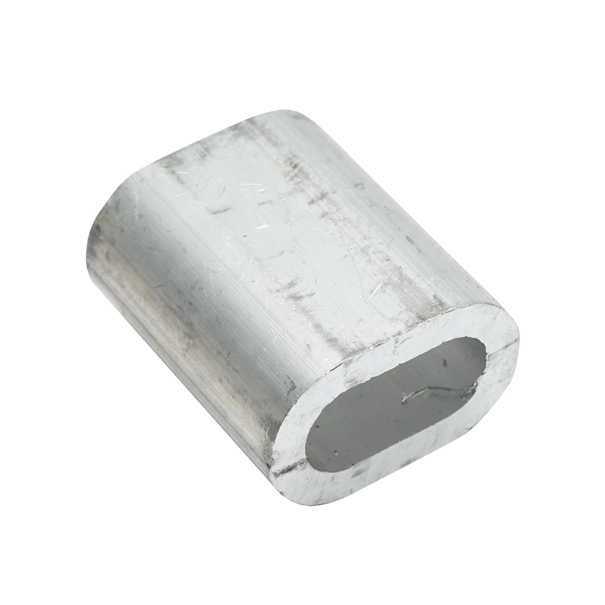 Ferula/bucsa de presare din aluminiu pentru cablu troliu 13 mm - imagine 3