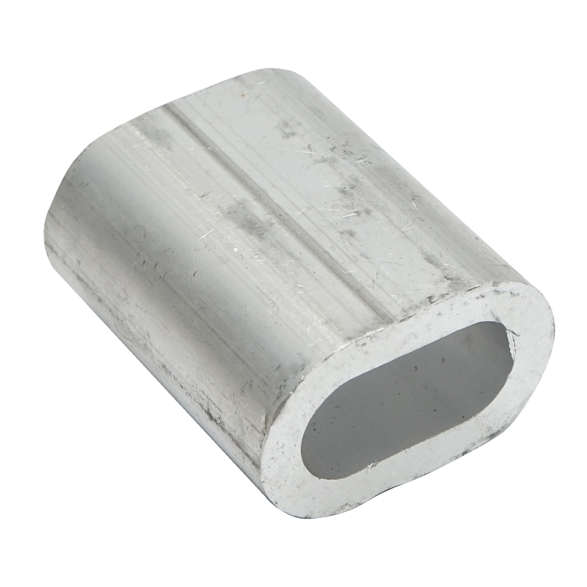 Ferula/bucsa de presare din aluminiu pentru cablu troliu 16 mm - imagine 3