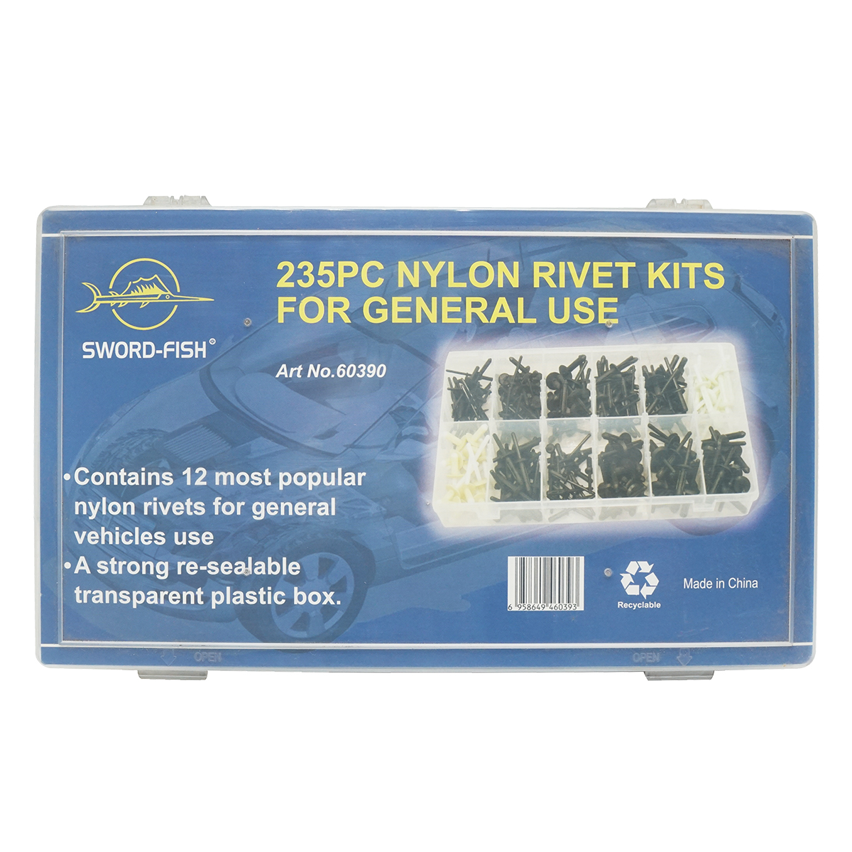 Trusa 235 nituri plastic Breckner Germany - imagine 3