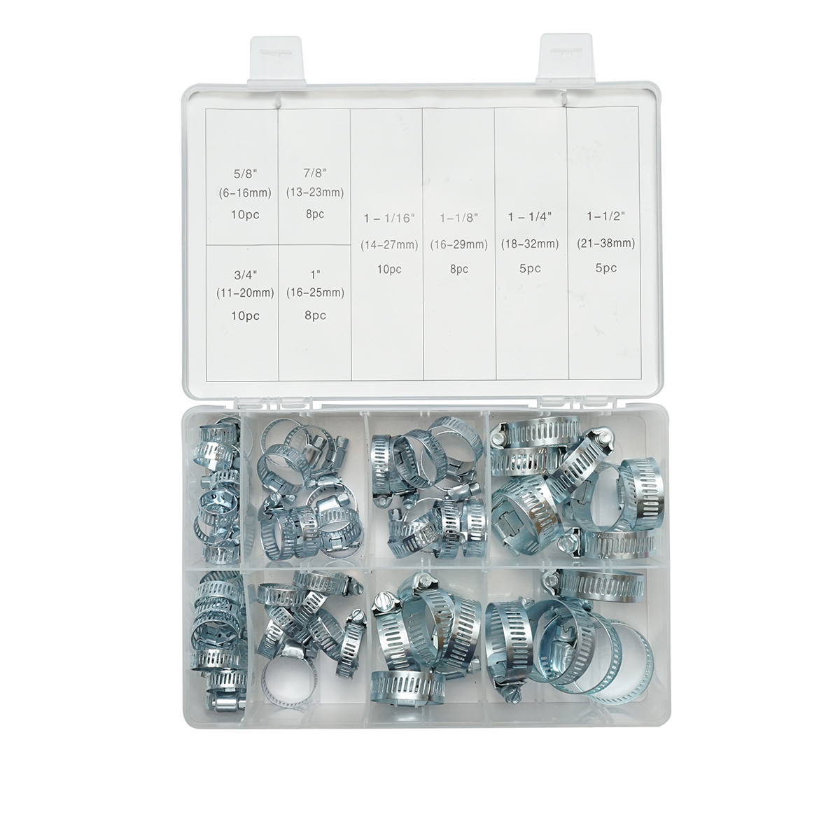 Trusa coliere de strangere cu surub 64 piese Breckner Germany	 - imagine 2