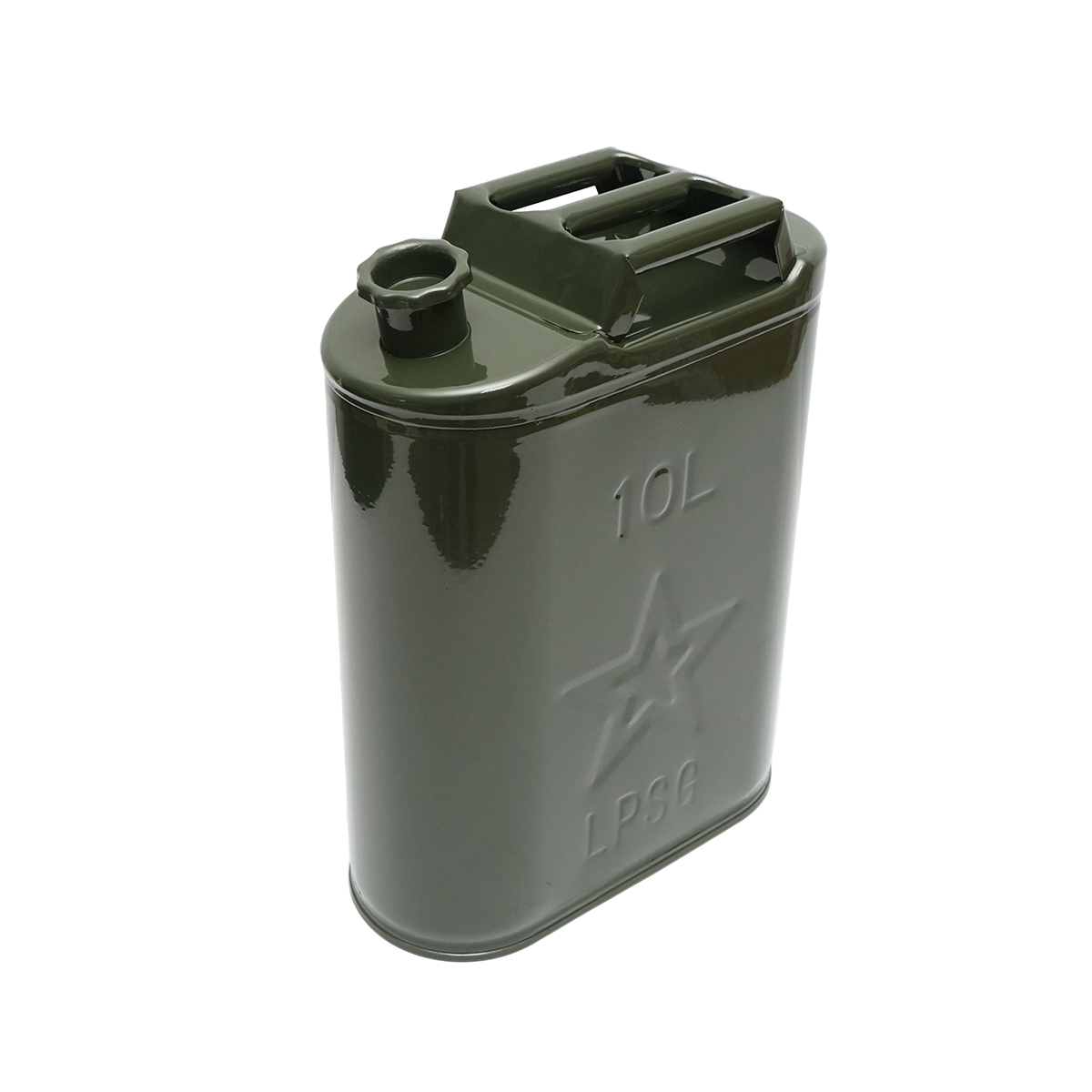 Canistra metal 10L cu dop insurubabil - imagine 2