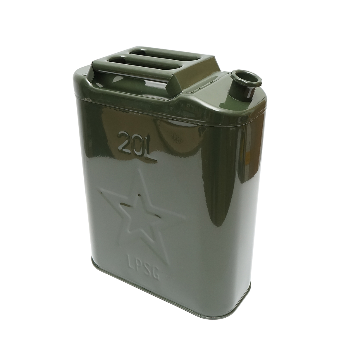 Canistra metal 20L cu dop insurubabil - imagine 2