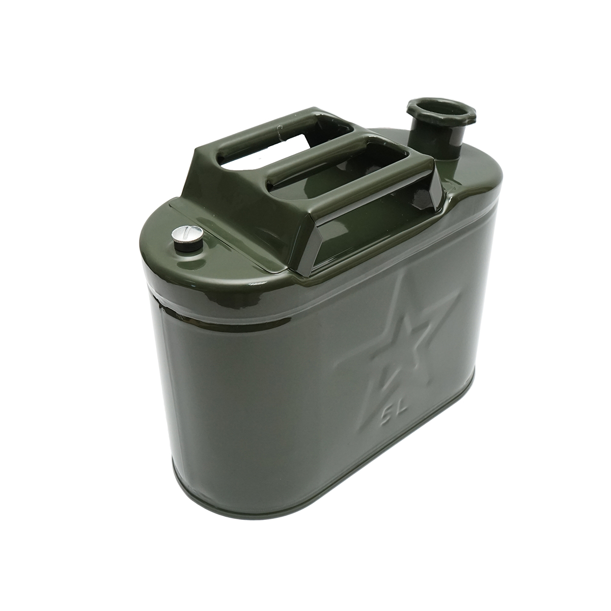 Canistra metal 5L cu dop insurubabil - imagine 2