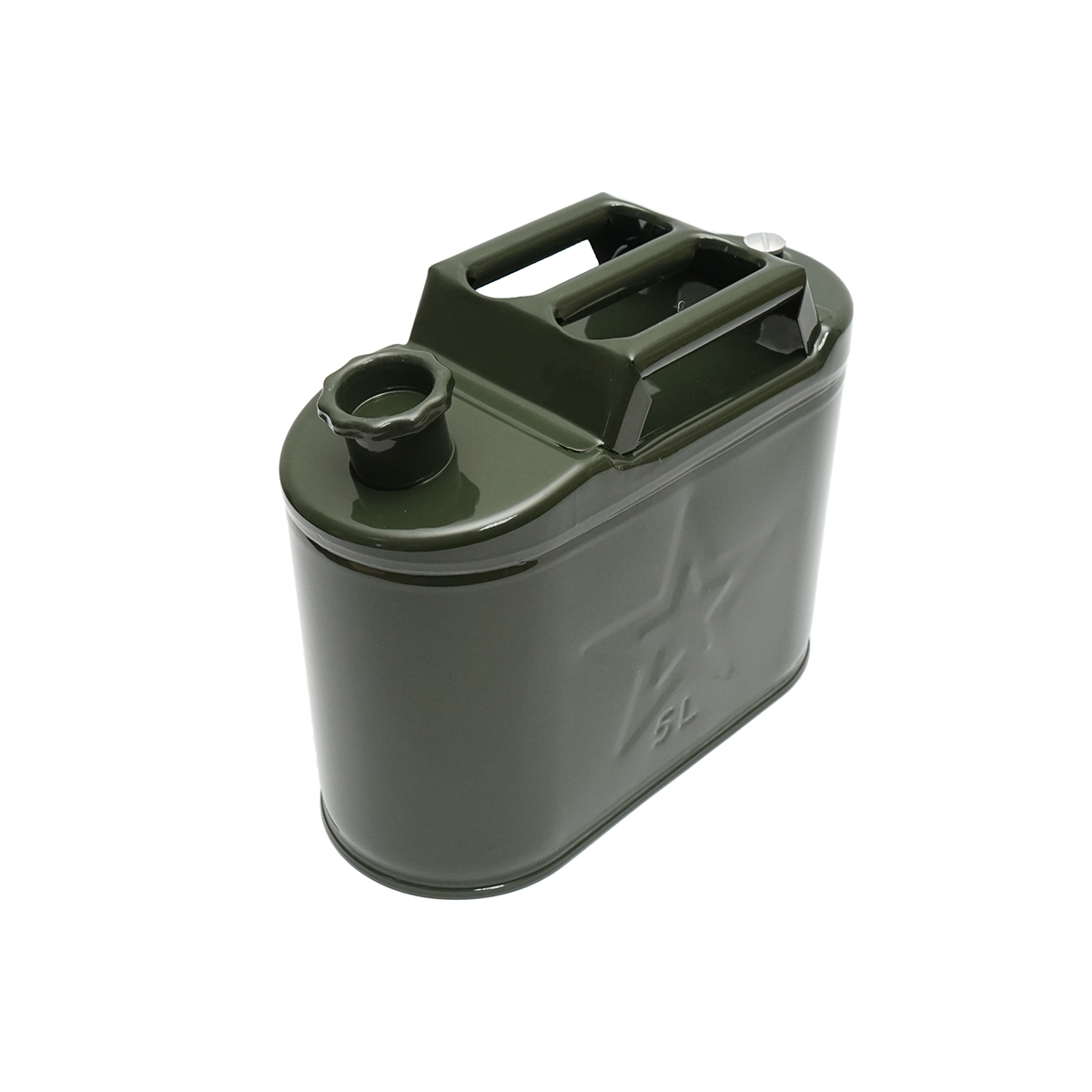 Canistra metal 5L cu dop insurubabil - imagine 3