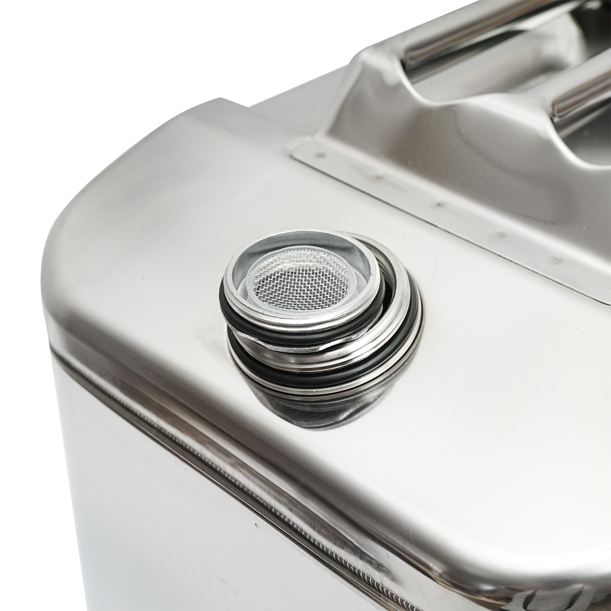 Canistra otel inoxidabil 30L cu furtun flexibil si dop insurubabil - imagine 5