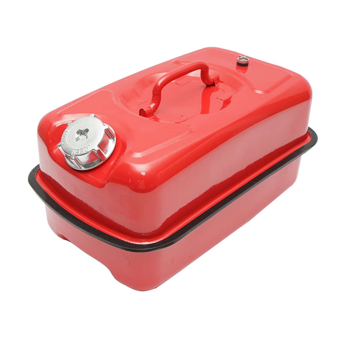 Canistra metal orizontala 10L cu furtun flexibil si dop insurubabil - imagine 2