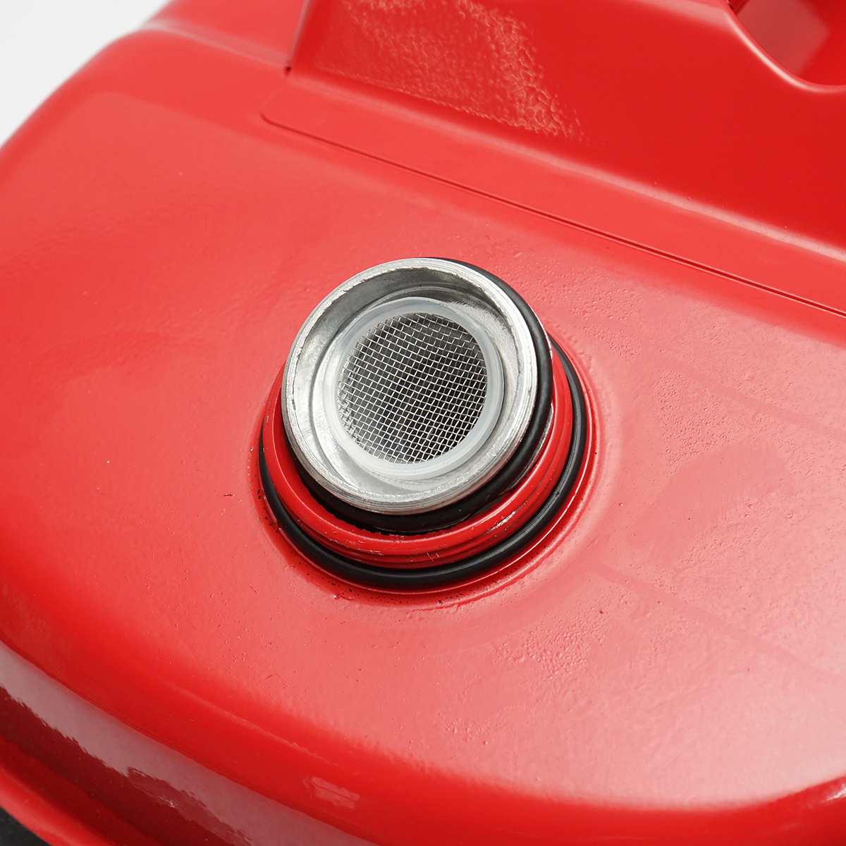 Canistra metal orizontala 20L cu furtun flexibil si dop insurubabil - imagine 5