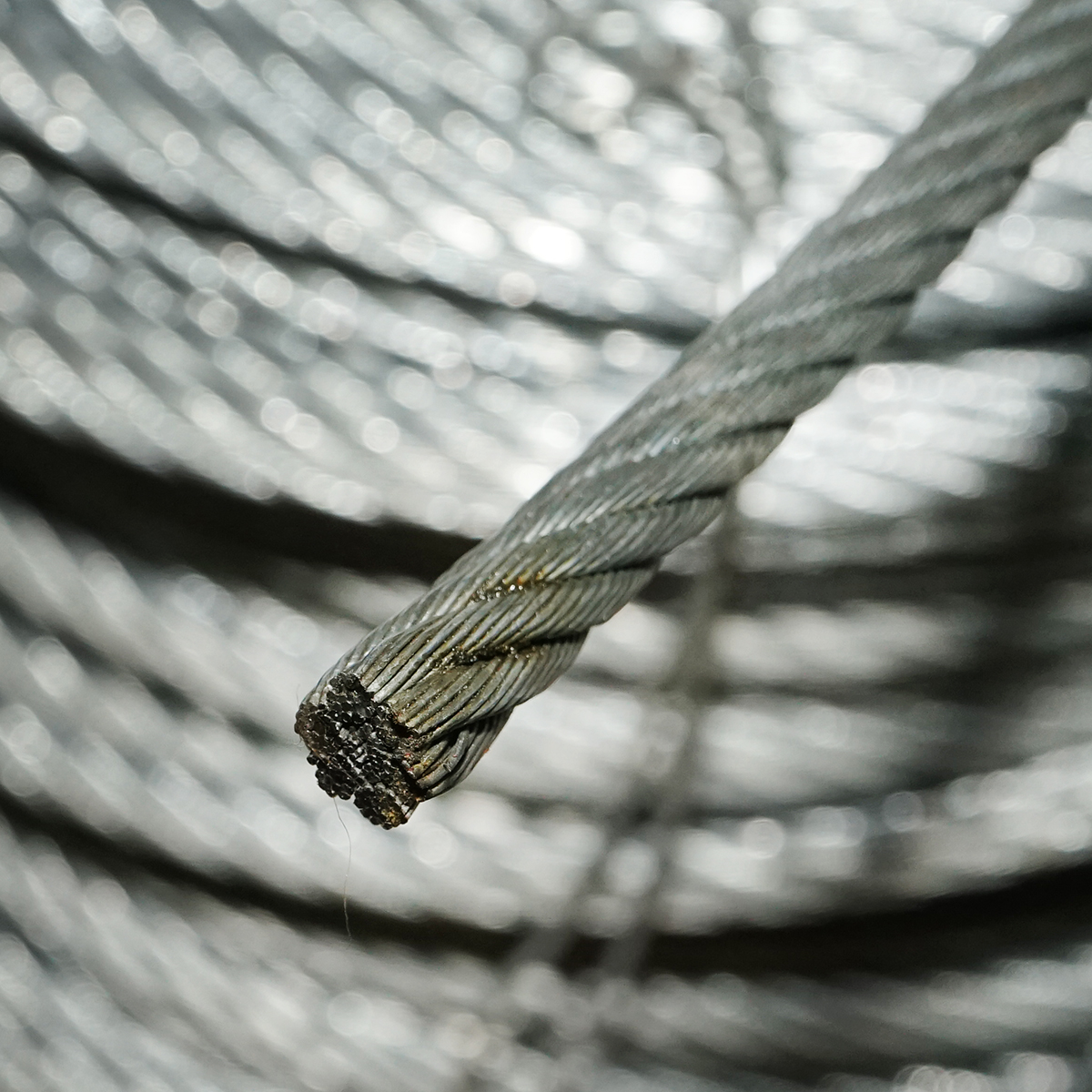 Cablu troliu otel 6x25 fi 11mm cu inima metalica 80m/rola - imagine 2