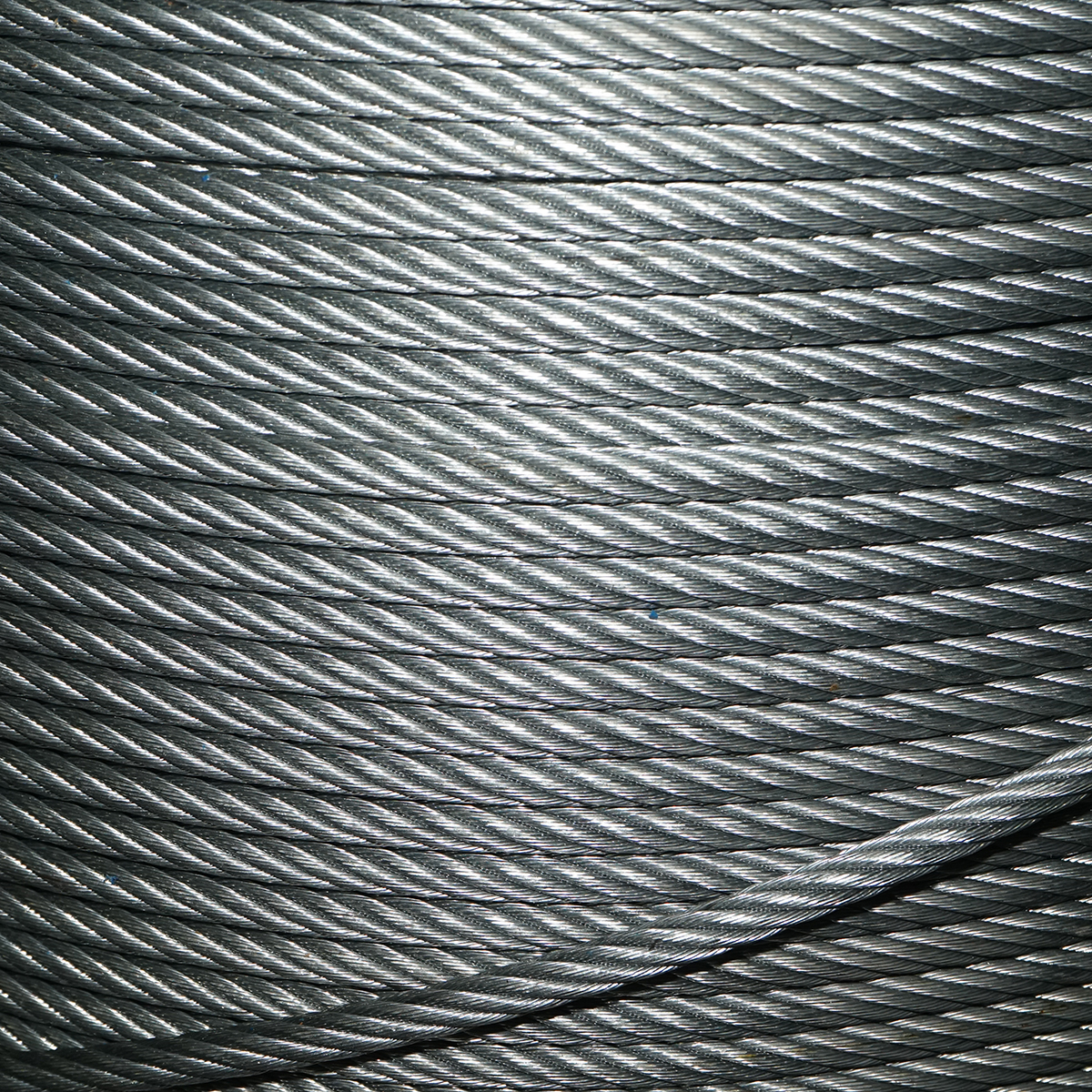 Cablu troliu otel 6x25 fi 13mm cu inima metalica 1000m/rola - imagine 2