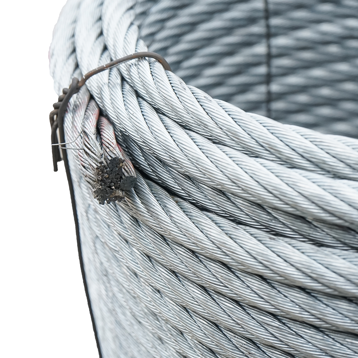 Cablu troliu otel 6x25 fi 13mm cu inima metalica 70m/rola - imagine 3