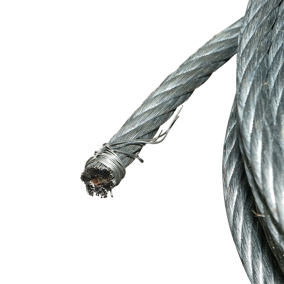 Cablu troliu otel 6x37 fi 14mm cu inima metalica 50m/rola - imagine 2