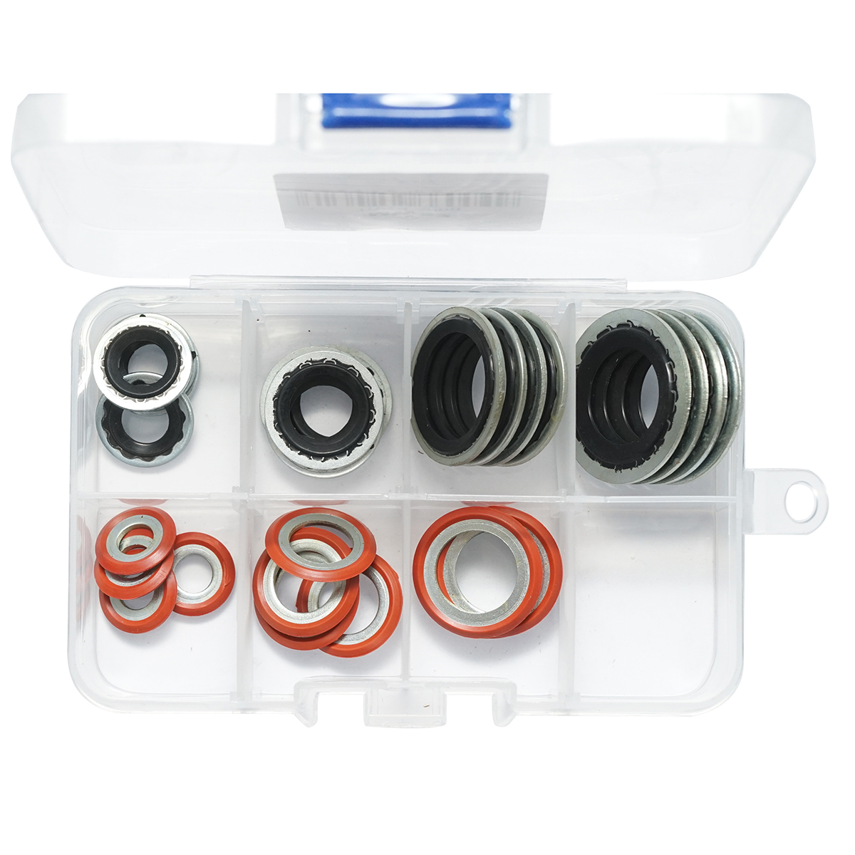 Trusa garnituri din metal cu cauciuc (saibe combi) 24 piese - imagine 2