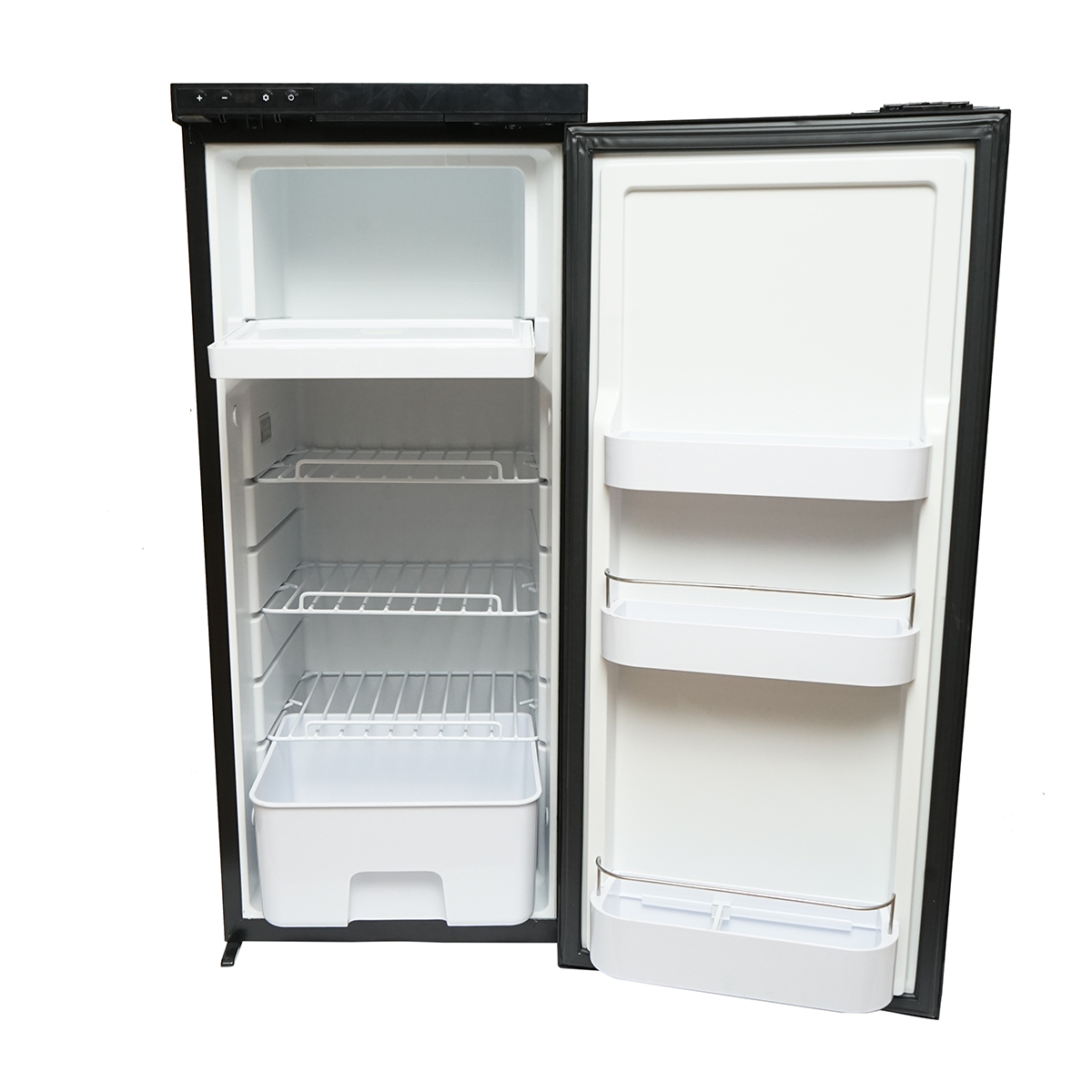 Frigider auto cu compresor 80W, capacitate 92.9L, tensiune alimentare 12-24-220V, ecran LCD, 418x504x975mm CR90 AUTOSPEED - imagine 2