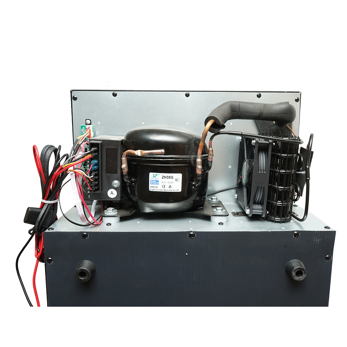 Frigider auto cu compresor 80W, capacitate 92.9L, tensiune alimentare 12-24-220V, ecran LCD, 418x504x975mm CR90 AUTOSPEED - imagine 8