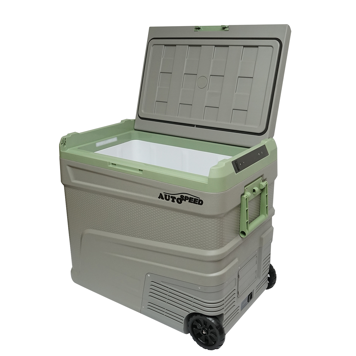 Frigider auto cu compresor 60W, capacitate 64.2L, tensiune alimentare 12-24-220V, ecran LCD, USB, 692x416x585mm G65 AUTOSPEED - imagine 4