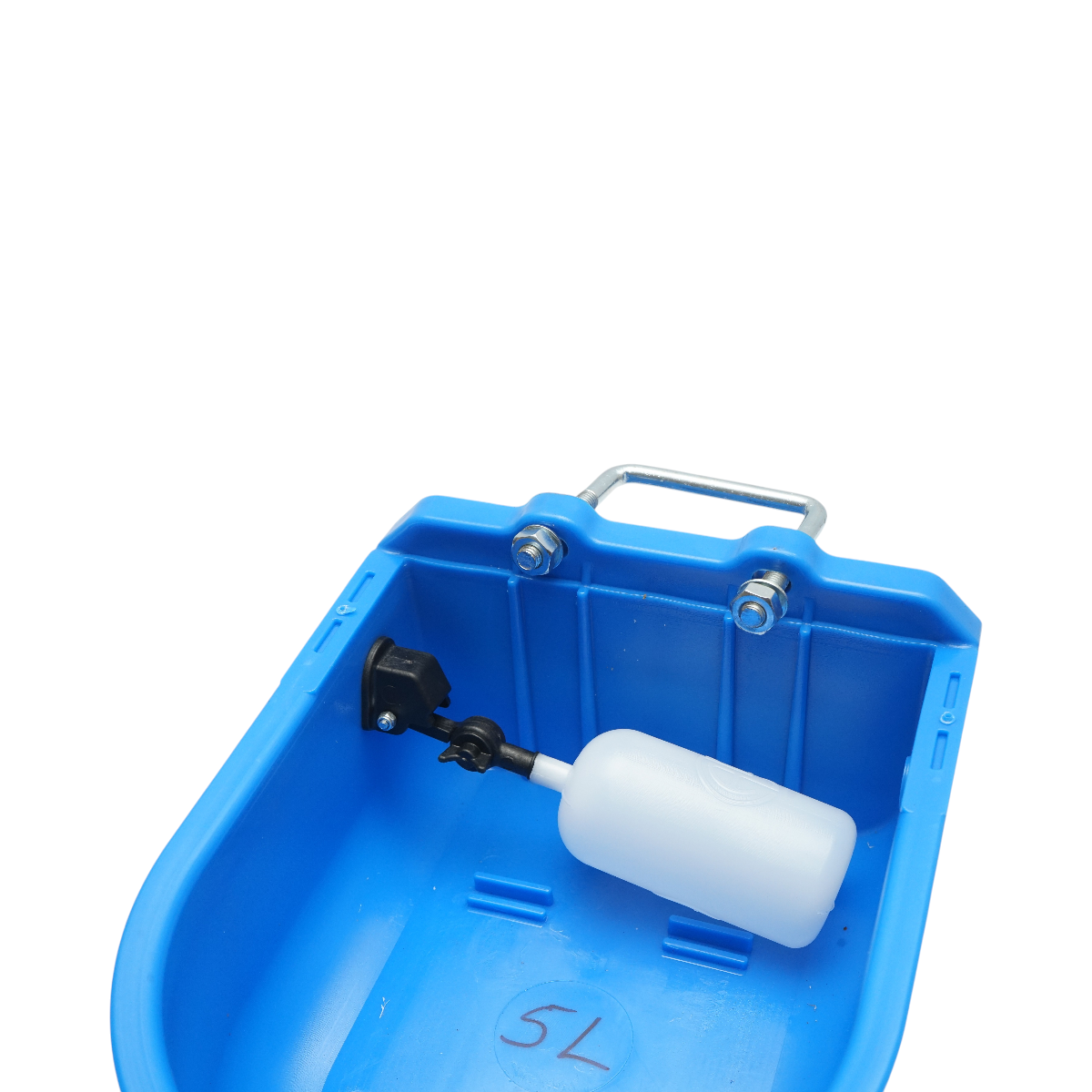Adapatoare plastic 5L ultra rezistenta albastra cu plutitor si accesorii de prindere 315x245x150mm - imagine 6
