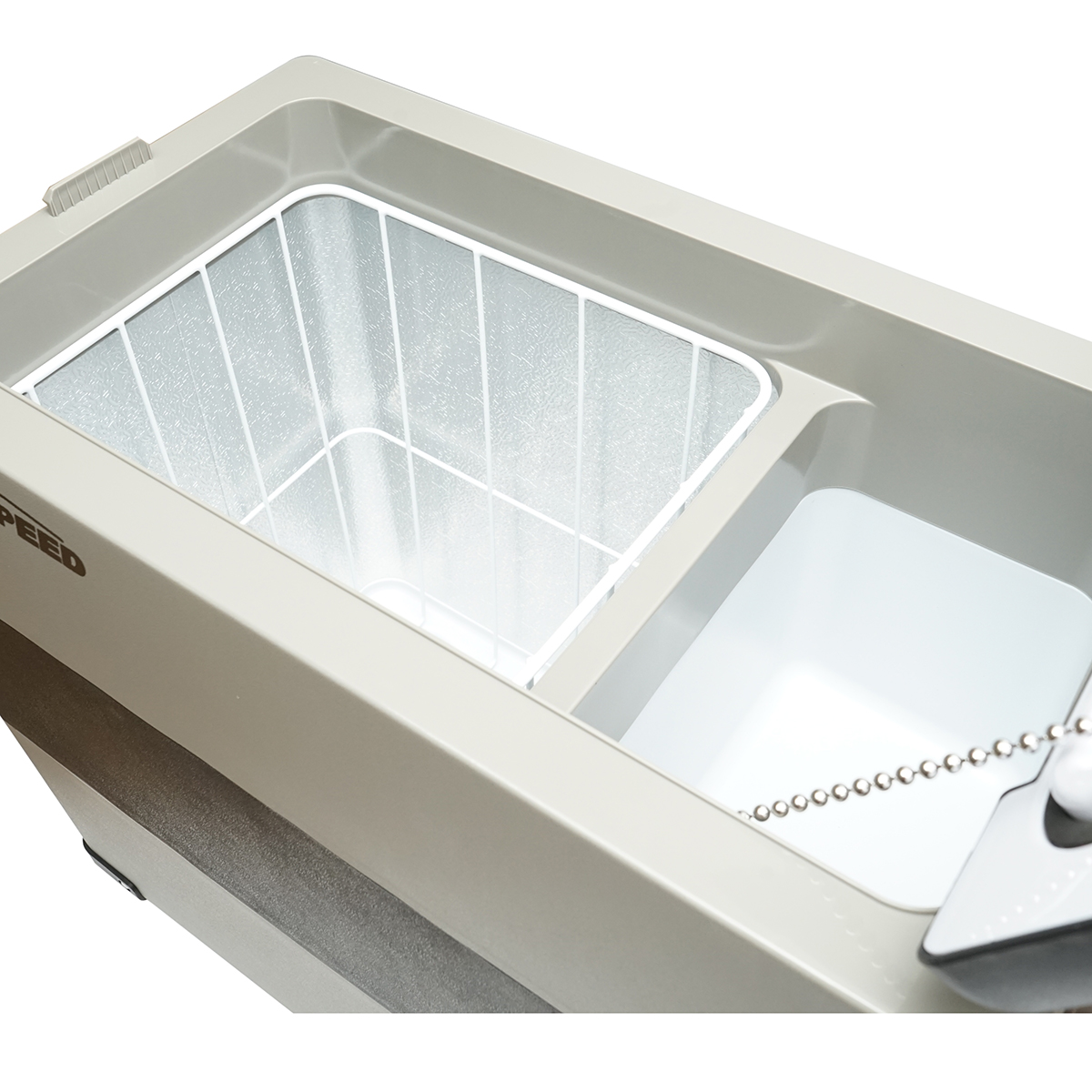 Frigider auto cu compresor 60W, capacitate 49.4L, tensiune alimentare 12-24-220V, ecran LCD, 690x346x524mm CF55 AUTOSPEED - imagine 5