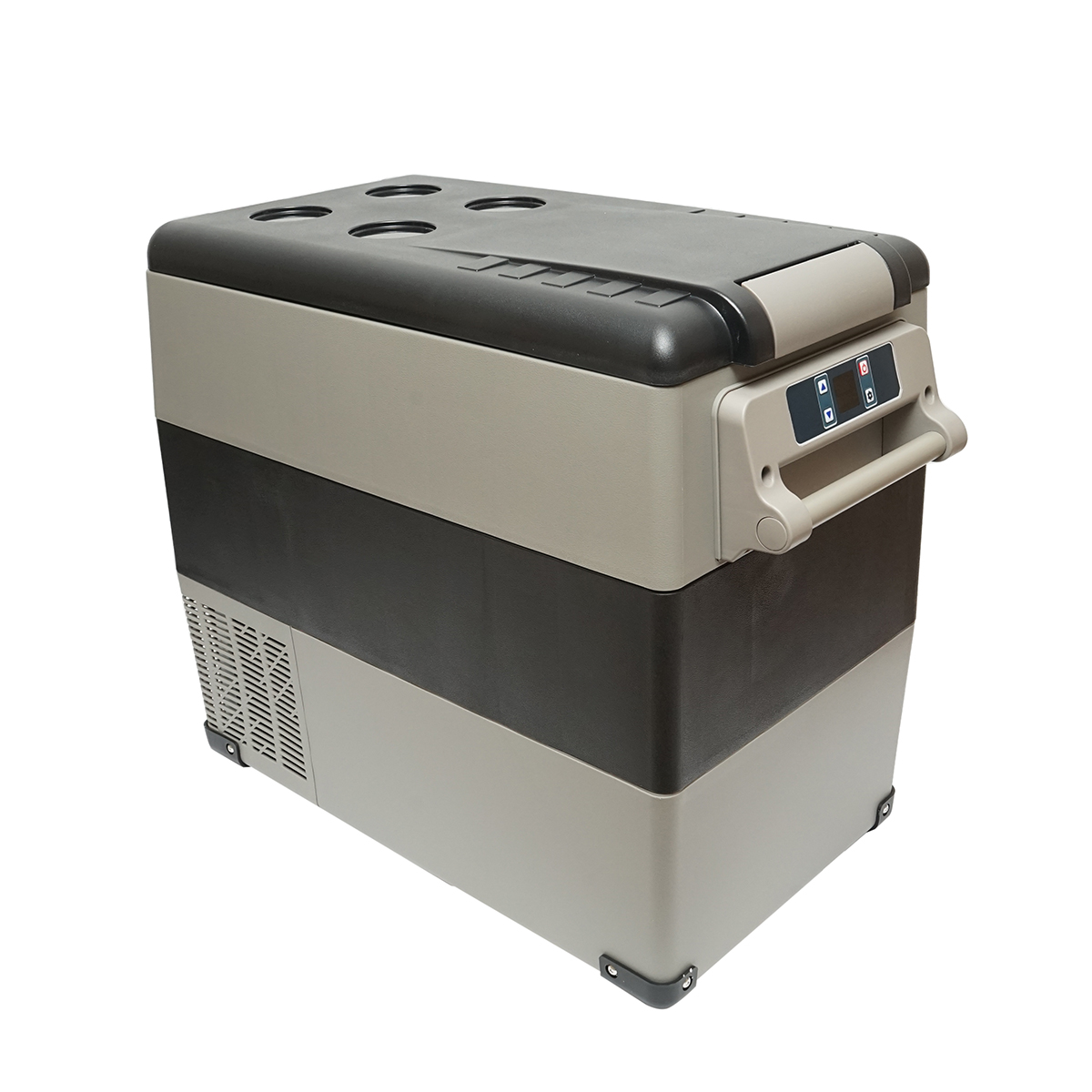 Frigider auto cu compresor 60W, capacitate 49.4L, tensiune alimentare 12-24-220V, ecran LCD, 690x346x524mm CF55 AUTOSPEED - imagine 3