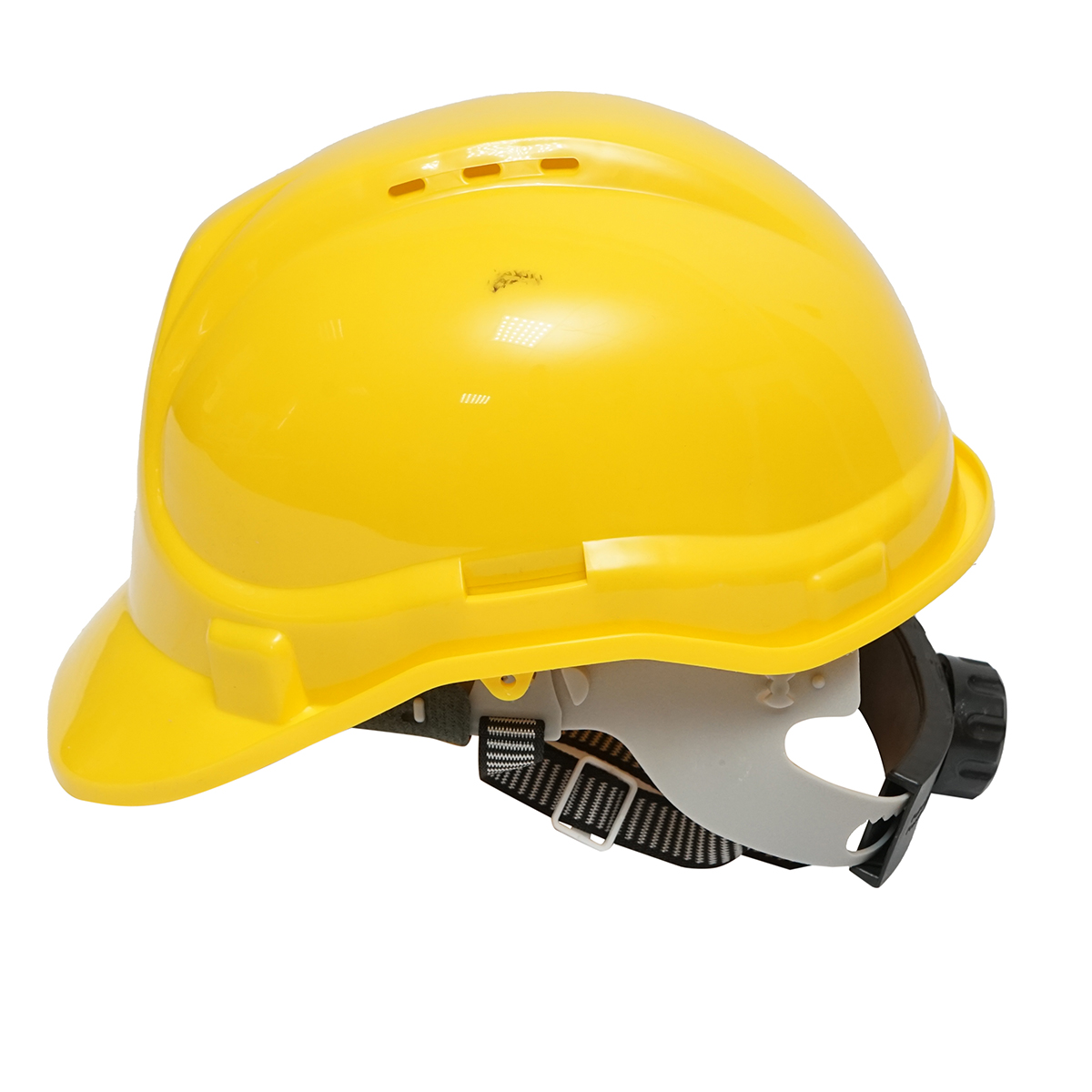 Casca ventilata reglabila 51-63cm galbena Crownman - imagine 2