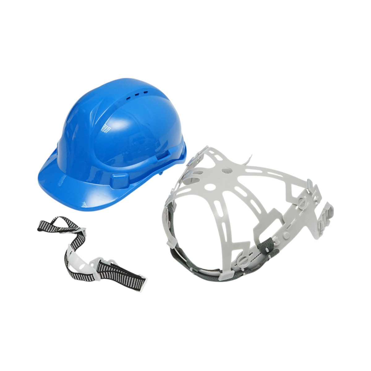 Casca ventilata reglabila 51-63cm albastra Crownman - imagine 2