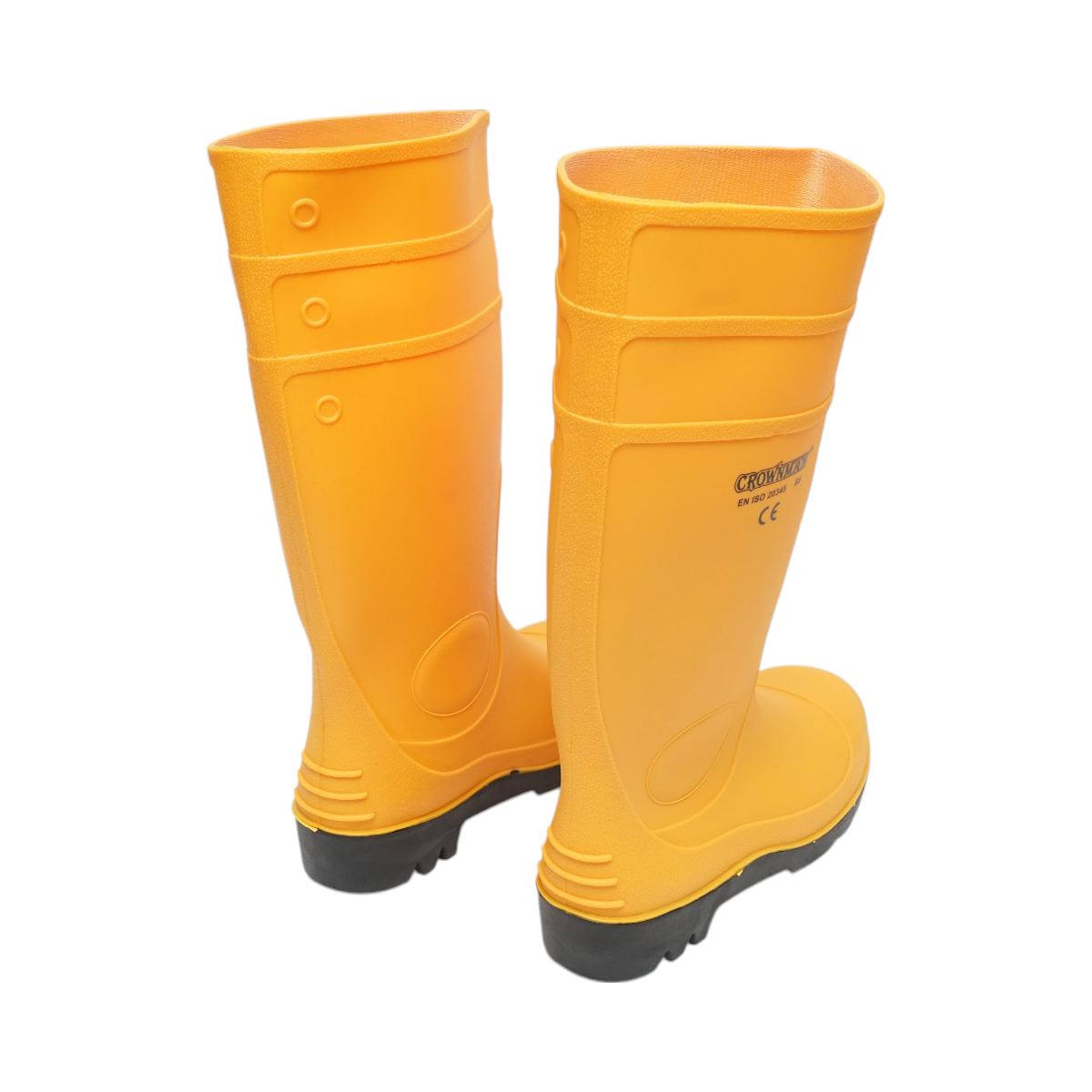 Cizme de lucru din cauciuc galben marimea 41 Crownman - imagine 4