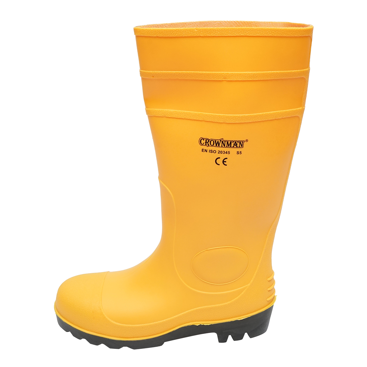 Cizme de lucru din cauciuc galben marimea 42 Crownman - imagine 5