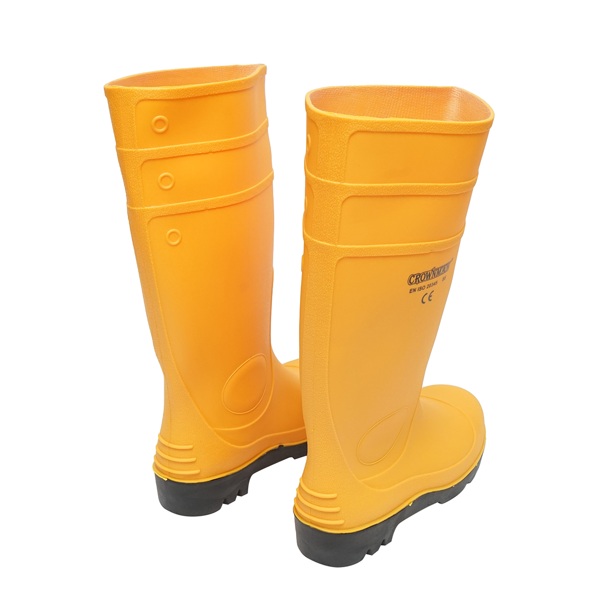 Cizme de lucru din cauciuc galben marimea 42 Crownman - imagine 4