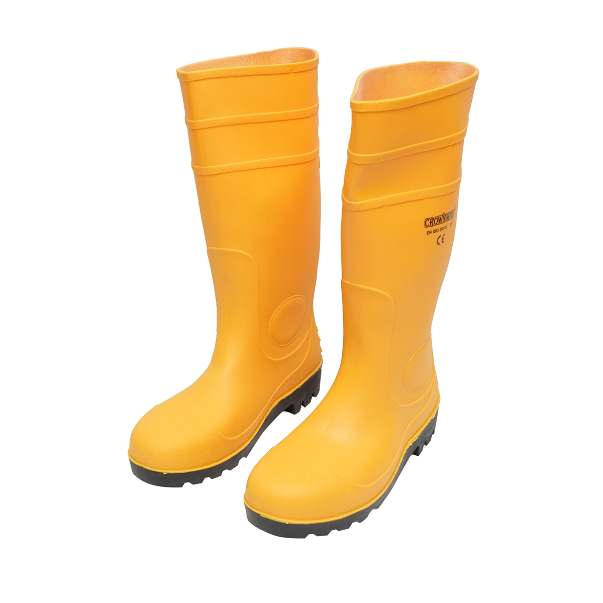 Cizme de lucru din cauciuc galben marimea 42 Crownman - imagine 2