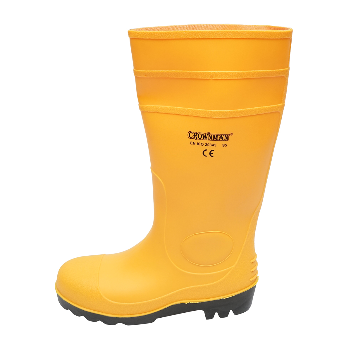 Cizme de lucru din cauciuc galben marimea 43 Crownman - imagine 5
