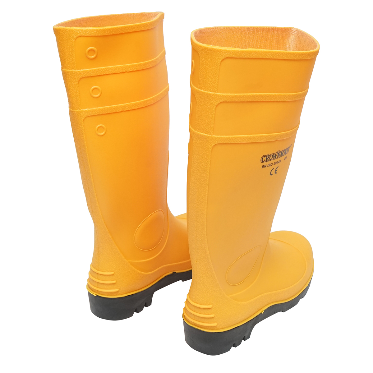 Cizme de lucru din cauciuc galben marimea 45 Crownman - imagine 5