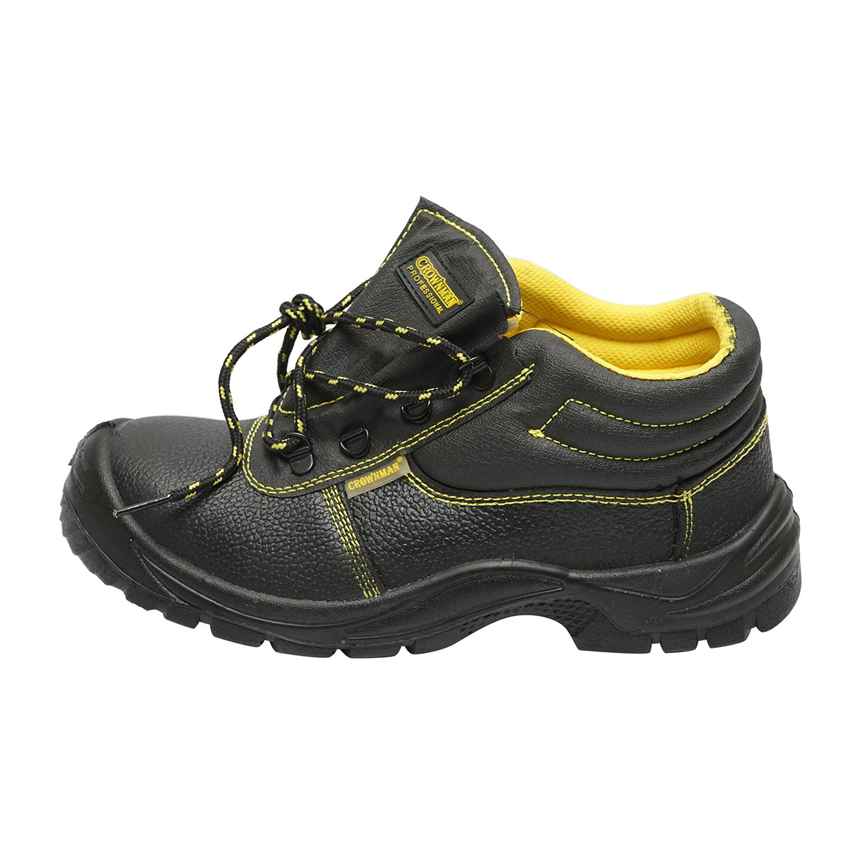 Bocanci de protectie cu bombeu si insertie talpa din otel, marimea 40 Crownman - imagine 4